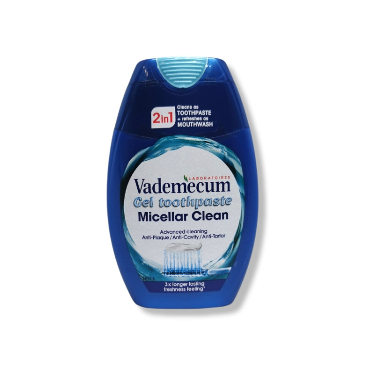 VADEMECUM паста за зъби, Micellar clean, 75мл