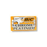 BIG обикновенни ножчета за бръснене, Chrome Platinum, 5 броя