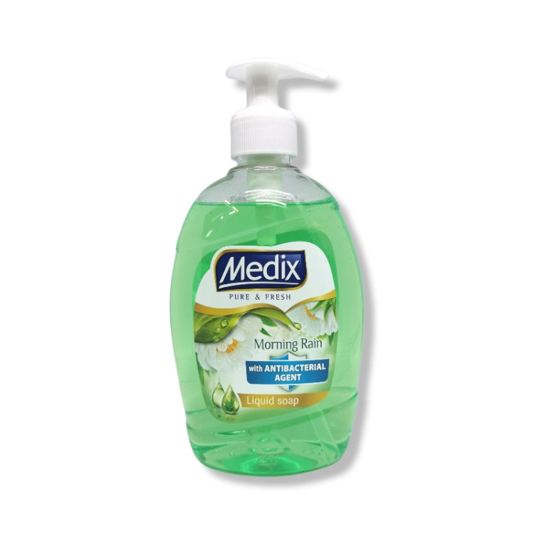 MEDIX течен сапун, Morning Rain, С антибактериална съставка, 400мл