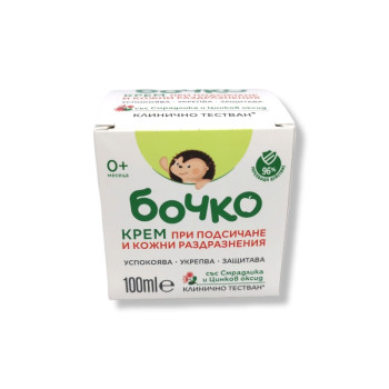 БОЧКО крем при подсичане и кожни раздразнения, 100мл БОЧКО крем при подсичане и кожни раздразнения, 100мл