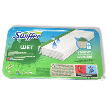 SWIFFER резерви за под, Мокри кърпи, 10 броя