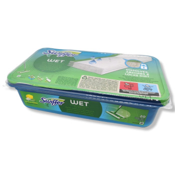 SWIFFER резерви за под, Мокри кърпи, 20 броя