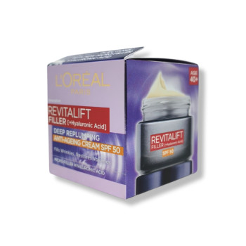LOREAL крем за лице, Дневен, Revitalift filler, SPF50, 50мл LOREAL крем за лице, Дневен, Revitalift filler, SPF50, 50мл