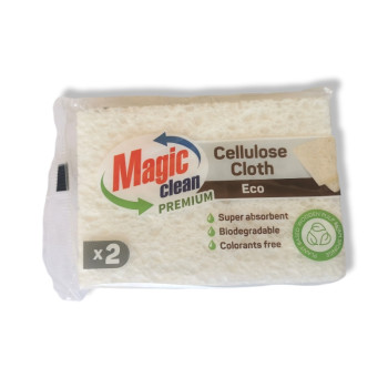 MAGIC CLEAN Premium целулозна гъба, 2 броя MAGIC CLEAN Premium целулозна гъба, 2 броя