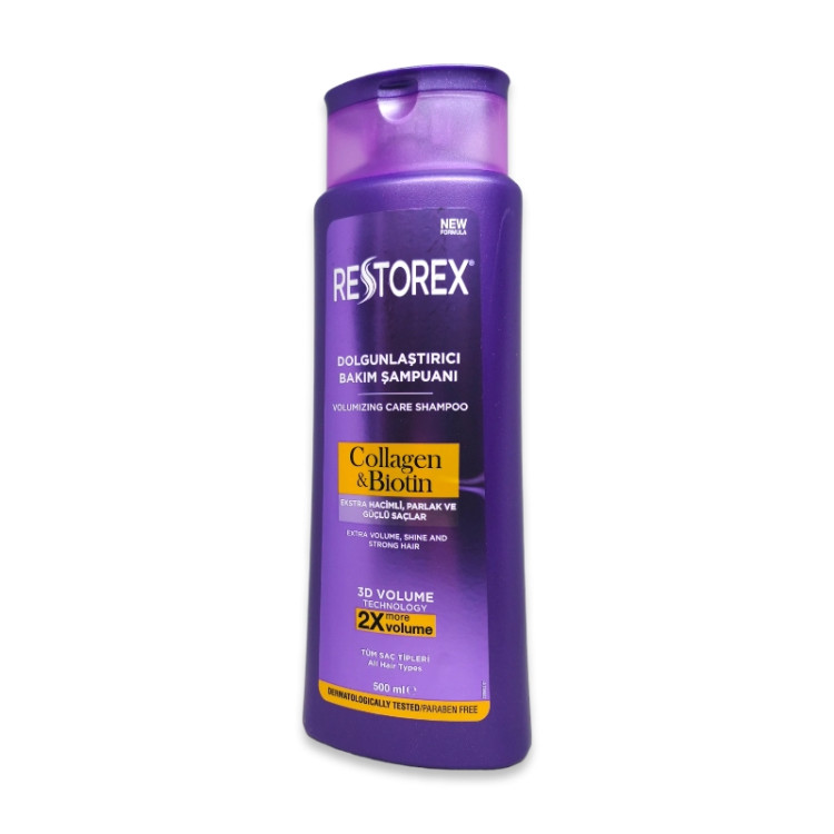 RESTOREX шампоан за коса, 500мл, Collagen & Biotin