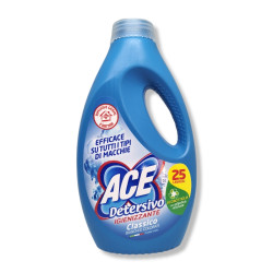 ACE течен перилен препарат, 1375мл, 25 пранета, Бяло и цветно пране, Classico