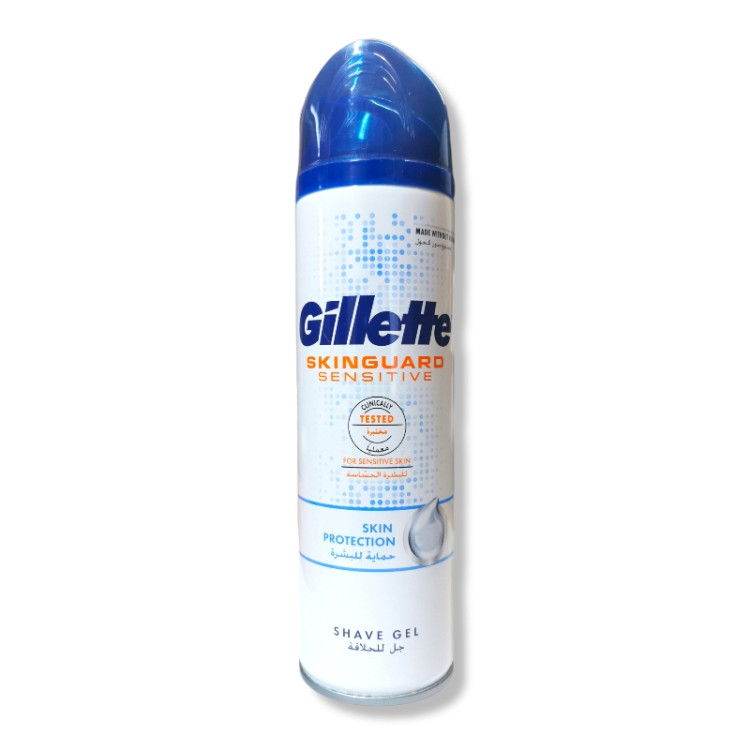 GILLETTE гел за бръснене, Skinguard, Sensitive, 200мл