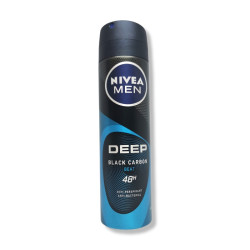 NIVEA дезодорант мъжки, Deep, Black Carbon, Beat, 150мл