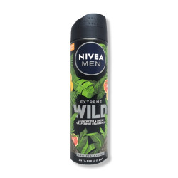 NIVEA дезодорант мъжки, Extreme Wild, Cedarwood & Fresh grapefruit fragrance, 150мл