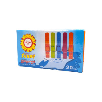 SUNNY щипки за пране, 20 броя SUNNY щипки за пране, 20 броя