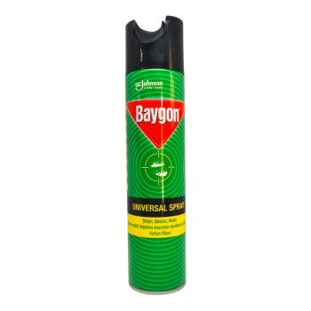 BAYGON аерозол срещу пълзящи и летящи насекоми, Универсал, 400мл