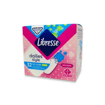 LIBRESSE ежедневни дамски превръзки, So slim deo, 32 броя