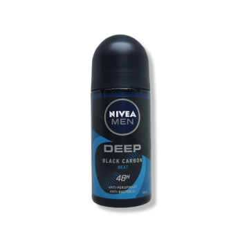 Nivea рол-он мъжки, Deep, Black Carbon, Beat, 50мл