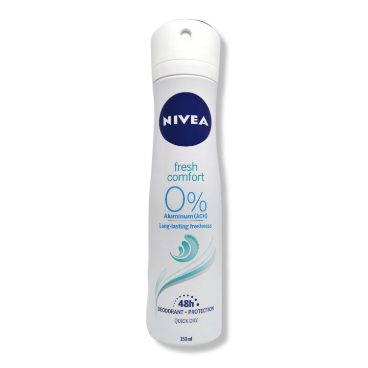 NIVEA дезодорант дамски, Fresh Comfort, 150мл