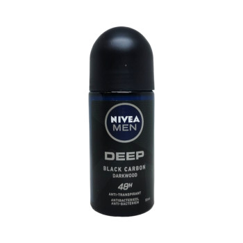 Nivea рол-он мъжки, Deep, Black Carbon, Darkwood, 50мл Nivea рол-он мъжки, Deep, Black Carbon, Darkwood, 50мл