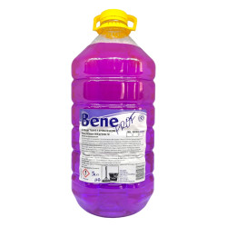 BENE за почистване и ароматизация на всякакви повърхности, 5 литра, Лилав