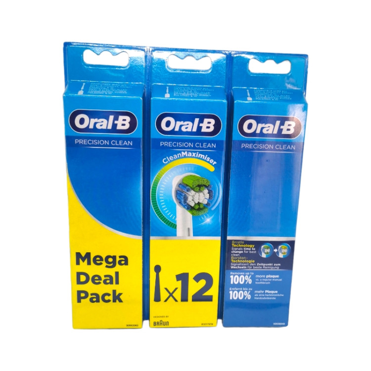 Oral-B накрайник за електрическа четка за зъби, Precision Clean, 12 броя 