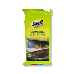 SWIFT мокри кърпи за почисване, Professional, 40 броя, Универсални