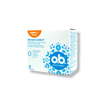 O.B хигиенни тампони, ProComfort, Super, 8 броя