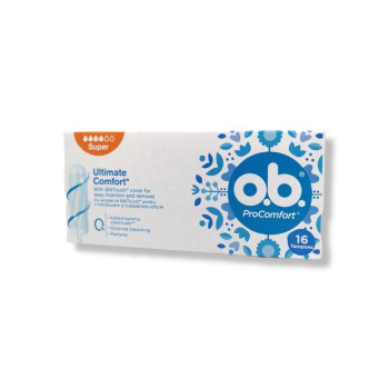 O.B хигиенни тампони, ProComfort, Super, 16 броя