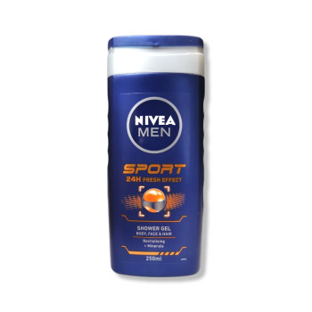 NIVEA душ гел, За мъже, 250мл, Sport NIVEA душ гел, За мъже, 250мл, Sport