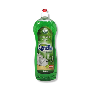 AGNELLA измиващ препарат за съдове, 1000мл, Ябълка