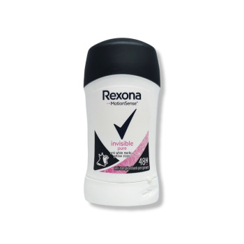 Rexona стик дамски, Invisible pure, 40мл
