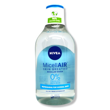 NIVEA мицеларна вода, Нормална кожа, 400мл NIVEA мицеларна вода, Нормална кожа, 400мл