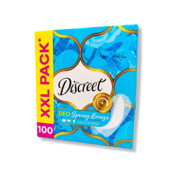 DISCREET ежедневни дамски превръзки, Spring Breeze, 100 броя