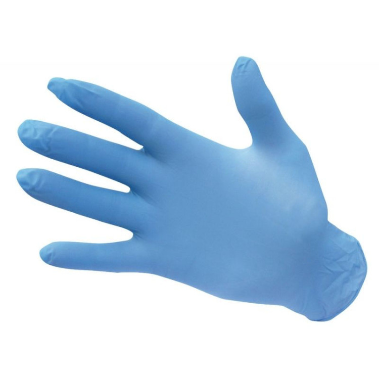 MD FONSCARE нитрилни ръкавици, Без пудра, Сини, Рамер XL, 100 броя