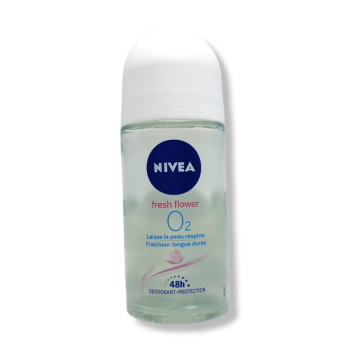 Nivea рол-он дамски, Fresh flower, 50мл