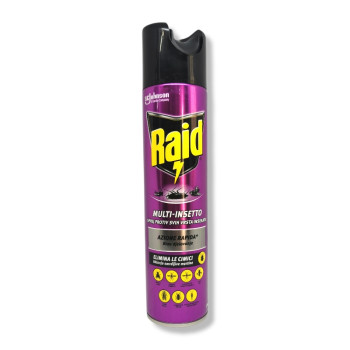 RAID аерозол, Универсален, Multi-Insetto, 400мл RAID аерозол, Универсален, Multi-Insetto, 400мл