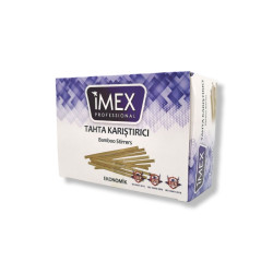 IMEX дървена бъркалка за кафе, 500 броя