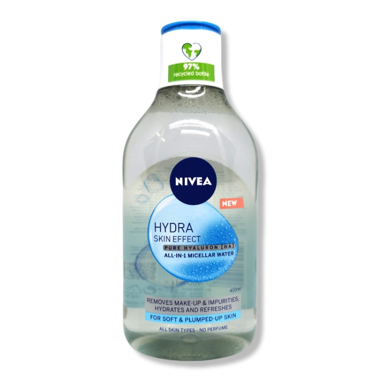 NIVEA мицеларна вода, Hydra skin effect, 400мл