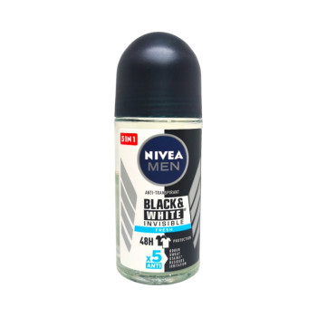 Nivea рол-он мъжки, Ivisible for black & White Fresh