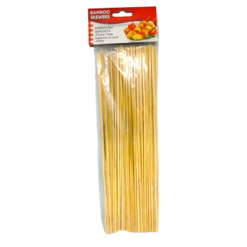 BAMBOO SKEWERS бамбукови шишчета, 100 броя, 20см