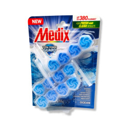 MEDIX ароматизатор за тоалетна чиния, 3х55гр, Океан