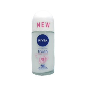 Nivea рол-он дамски, Fresh, Rose touch, 50мл