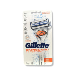 Gillette skinguard sensitive мъжка самобръсначка, Дръжка 1 брой, Ножче 1 брой