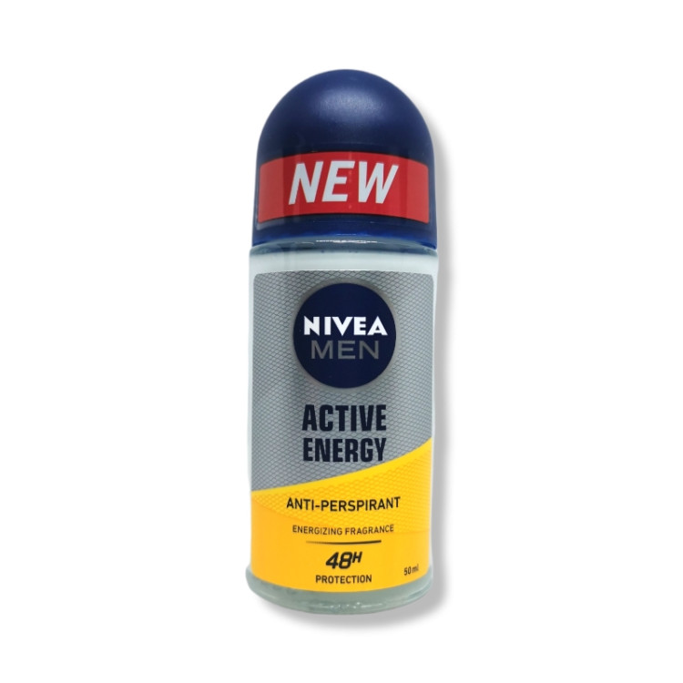 Nivea рол-он мъжки, Active Energy, 50мл Nivea рол-он мъжки, Active Energy, 50мл