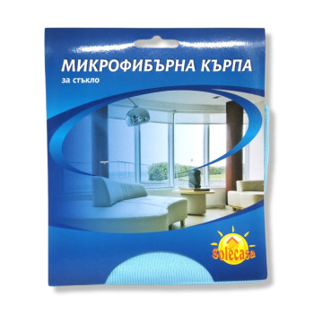 SOLECASA микрофибърна кърпа за стъклени повърхности, 1 брой