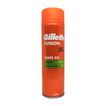 GILLETTE fusion 5 гел за бръснене, Ultra sensitive, 200мл GILLETTE fusion 5 гел за бръснене, Ultra sensitive, 200мл