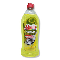MEDIX препарат за измиване на съдове, Premium, Лимон, 600мл