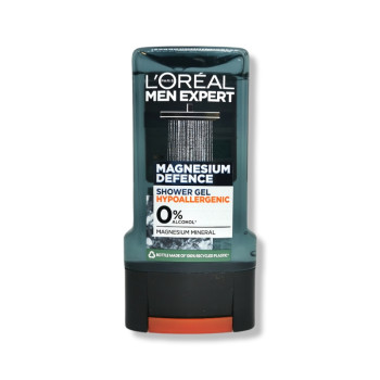 LOREAL men expert мъжки душ гел, Magnesium Defense, 300мл