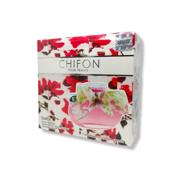 CHIFON подаръчен комплект за жени, Парфюм 100мл, Дезодорант 200мл