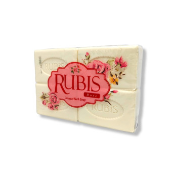 RUBIS сапун за пране, 4 броя, 450гр, Роза RUBIS сапун за пране, 4 броя, 450гр, Роза