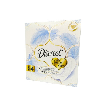 DISCREET ежедневни дамски превръзки, Skin Love, 54 броя