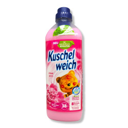 KUSCHEL WEICH омекотител за пране, 1 литър, 38 пранета, Pink Kiss