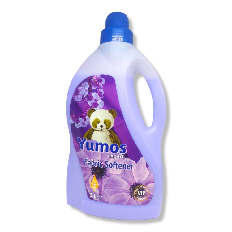 YUMOS омекотител за пране, 3 литра, Лилави цветя