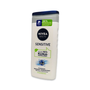 NIVEA душ гел, Мъжки, 250мл, Sensitive NIVEA душ гел, Мъжки, 250мл, Sensitive